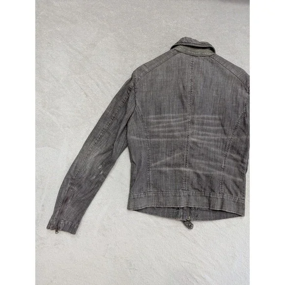 Armani Exchange Gray Bomber Jacket - Picture 10 of 10